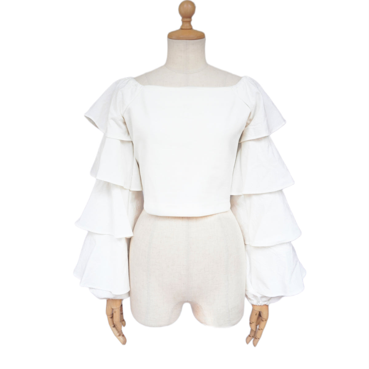 papier: Frill cross blouse – Verybrain