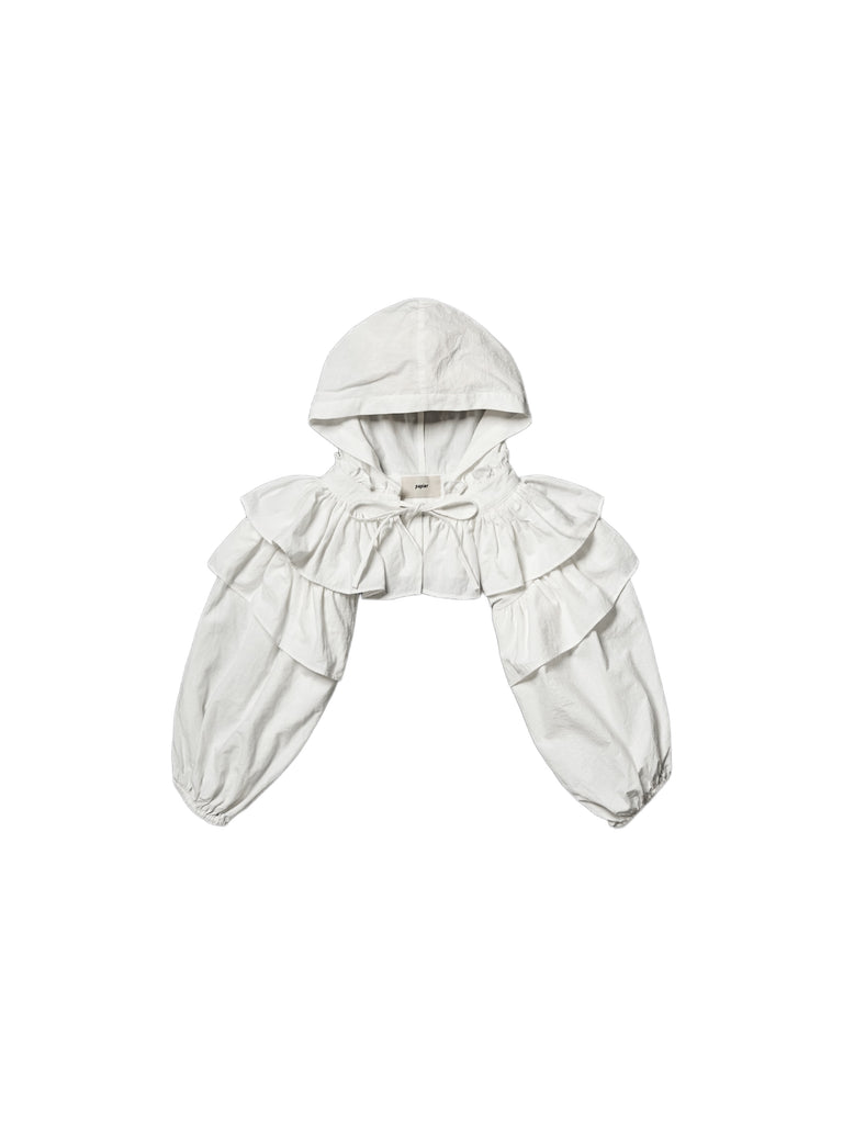 パピエ papier Hood holder blouse/white